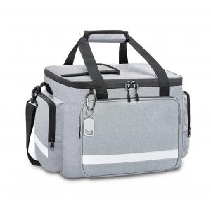 China Silver White Large Insulated Tote Cooler Bag With Zipper Soft Men'S 60Can 0.8kg supplier