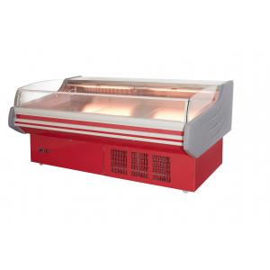 Stainless Steel Fish Fresh Deli Meat Refrigerator For Butcher Shop