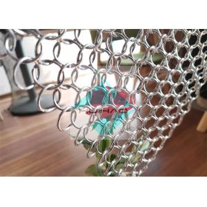 Backdrops Decoration Chain Mail Weave Stainless Steel Ring Mesh Drapery For Room Partitions Curtain