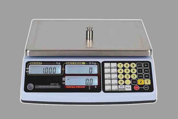 Precision Retail Weighing Scale CPT 10 Unit With Charging Status Indication