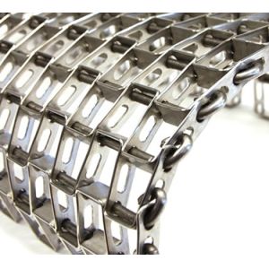 -30°C To 400°C Wire Mesh Conveyor Belt SS304 Flat Wire Conveyor Belt