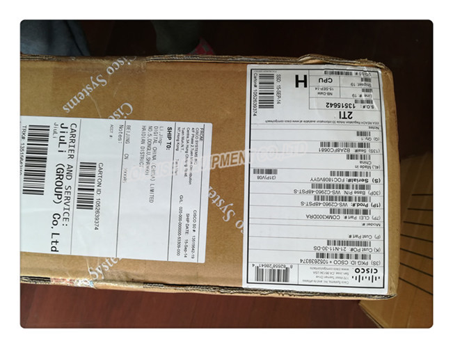 China El catalizador WS-C2960-48PST-S del interruptor de Cisco 2960 maneja Ethernet rápida l2 10/100 energía on sale