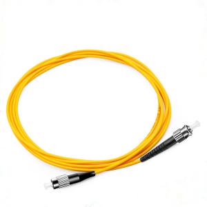 SM 2.0mmx3m Single Mode Fiber Patch Cable , FC ST Simplex Fiber Jumper