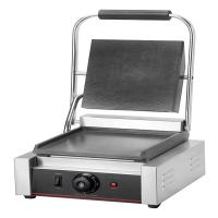 China 220V 1.8KW Stainless Steel Electric Contact Grill Panini Press Griddle Sandwich Maker on sale
