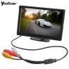 Rear View Car TFT LCD Monitor Wide Voltage 9-35V Mirror 5 Inch 16/9 800x480