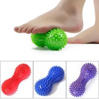 China Peanut Shape Shiatsu Foot Massager Yoga Fitness Ball PVC Material Size 150 * 70 * 70 Mm on sale