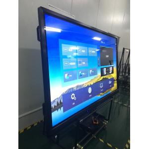 86 inch 4k ultra hd touch screen monitor, touch smart led tv with built in pc