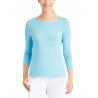 China WOMEN'S 60% cotton/20% viscose/15% nylon/5% cashmere LONG SLEEVE BOAT NECK PULLOVER KNITTED SWEATER wholesale