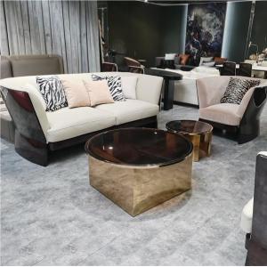factory Luxury Modern Furnitures lounge  low seating Leather Sofa For Livingroom
