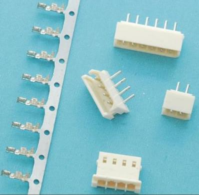 Alambre de los conectores del PWB del Pin de la echada 4 de JVT 2.5m m para subir al material estañado color blanco