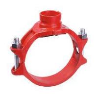 China Ductile Iron 2 Inch Flange Pipe Clamp Grooved Fittings And Couplings For Fire Fighting on sale