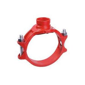 Ductile Iron 2 Inch Flange Pipe Clamp Grooved Fittings And Couplings For Fire Fighting
