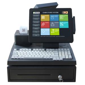 China 420mm Cash Drawer Cash Register with 14'' HD Main Display and Optional 2nd Display supplier