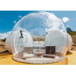 High Safety Custom Inflatable Tent Transparant Covered With Frame Tunnel Entrance