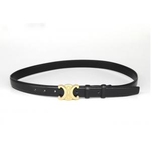 China Alloy Buckle Automatic Sliding 2.5CM Lady Leather Belt supplier