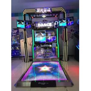 Single / Two Players Mode Dance Game Machine ,  Led Screen Dance Arcade Game