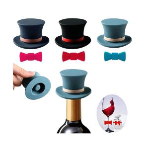 Magic Hat Silicone Wine Stopper And Pourer Sparkling Champagne Soda Bottle Stopper