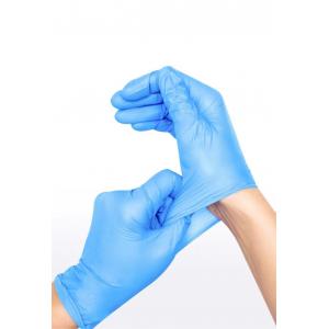 SGS OEM ODM Safety Blue Disposable Protective Gloves  For Restaurant Back Disposable Gloves
