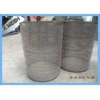 SS304 Sheet Dye Tube Perforated Metal Mesh Light Weight  Fit Cone Dyeing Machine