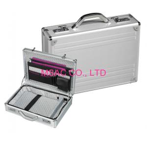 China Portable Slim Aluminium Briefcase , Aluminum Locking Briefcase Wear Resistant wholesale