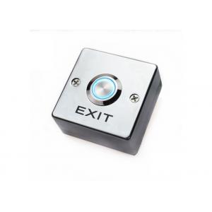 Square Illuminated Push Button Switch , Normally Open Automatic Door Button