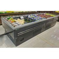 China Island Display Fridge Fruit Display Cooler Supermarket Refrigeration Equipment on sale