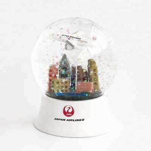 China Memorial souvenirs snow globes custom design airline promotion gifts 45mm airplane model resin buy snowballs supplier