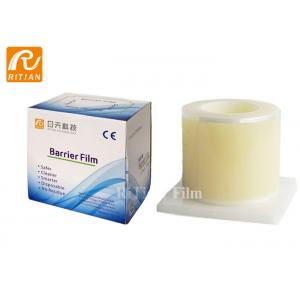 Disposable Dental Barrier Film ,  PE Material Clear Barrier Film No Residue Left