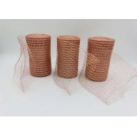 China Metal Crimped Copper Wire Netting 4 Strands Knitting For Distillation Internal Packing on sale