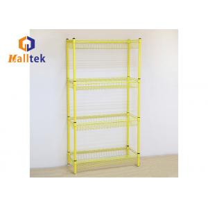 120kgs/Layer Chrome Plated Metal Wire Display Rack ODM
