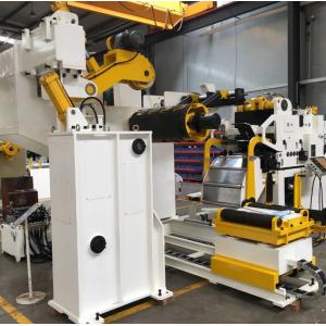 3 In 1 Automatic Hydraulic Metal Decoiler Sheet Opening Straightener Feeder And Uncoiler