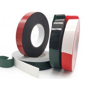 China 10mm 15m PE Red Black Double Sided Foam Tape Film High Density supplier