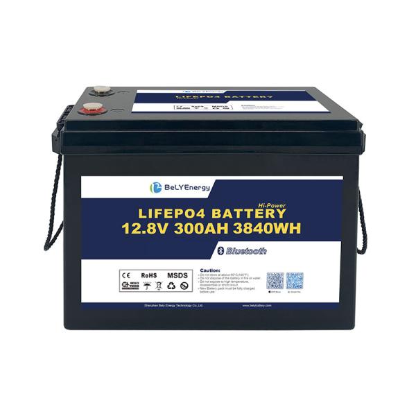 Bely Energy Customized LFP Batterie 12V300AH Phosphate LFP Battery PACK For Solar Marine RV