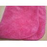 China No chemical Microfiber Cleaning Cloth red coral fleece 30*40 terry towel wholesale