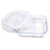 China 580 Ml Glass Fruit Bowl Portable Food Salad Box Packaging Lunch Box on sale