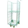 Logistic Roll Wire Mesh Cage Storage Collapsible Pallet Bin Used Steel