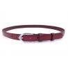 China Women Rhinestone Buckle 2.3CM Full Grian Leather Belt wholesale