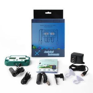 Tuya Smart WiFi Online 6-in-1 Multifunction Water Quality Detector with Data Logger Function for EC/TDS/SALT/S.G./Temp