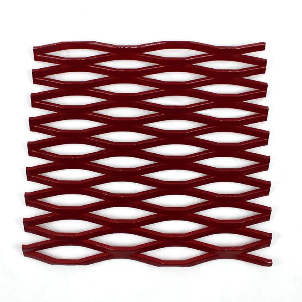 Metal expandido de alumínio Mesh Curtain Wall Various Colors do ISO e testes padrões de furo