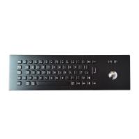 China Panel Mounting Black Metal Keyboards With Customizable Layout For Self Service Kiosk on sale