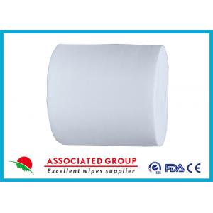China White 30~110GSM Spunlace Nonwoven For Household Cleaning Wipe Wet Tissues supplier