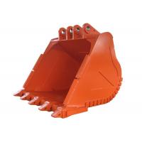 China 10 CBM Excavator Rock Bucket High Loading Capacity With ISO Certified on sale