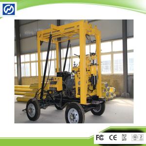 100m depth 200mm diameter tractor mounted water well drilling rig