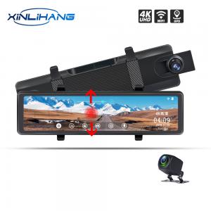 12Inch 4K Dual Lens 1080P Full Touch Screen GPS Car Mirror Dash Cam