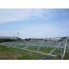 China Silver Anodized Solar Ground Mount System / Solar Energy Systems Single Pole wholesale