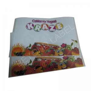 China Yogurt CMYK Self Adhesive Paper Labels Personalized Food Packaging Stickers supplier