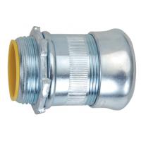 China 2 Inch EMT Compression Connector , EMT Conduit Compression Fittings Insulated Type on sale