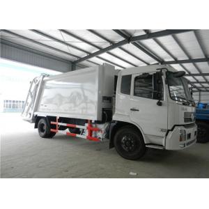China Euro II Dongfeng Garbage Compactor Truck 6 Wheels 4cbm For Household Waste supplier