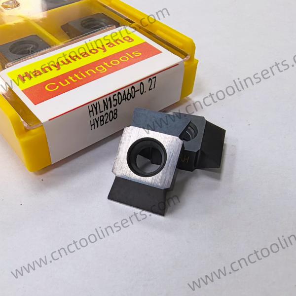 China Inserto de ranura no estándar, inserto de fresado de ranura, HYLN150460-0.27, material de recubrimiento de gama media, HYKH06, inserto personalizable wholesale