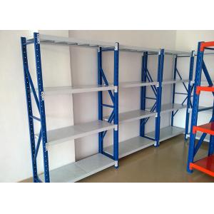 China Steel Slotted Angle Shelving Rack , Adjustable Industrial Warehouse Racking System supplier